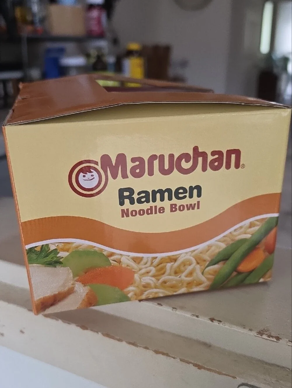 Maruchan Ramen Noodle Bowl with Chopsticks